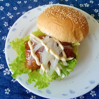 照り焼きチキンバーガー